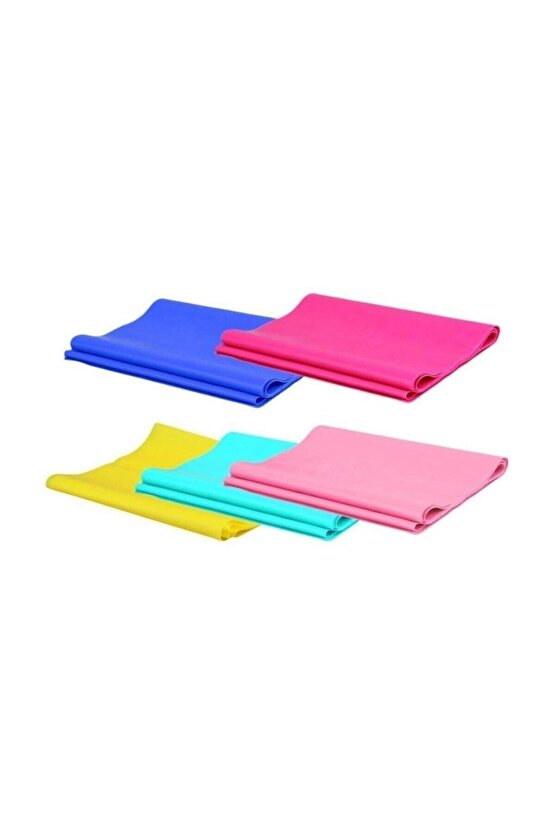 Pilates Bandı Plates Bantı Egzersiz Lastiği Yoga Egzersiz Bandı
