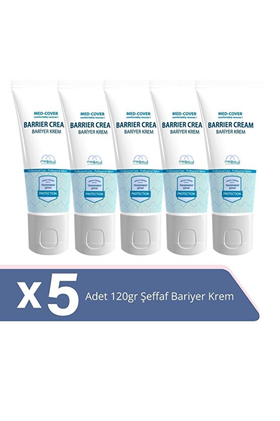 Med-cover Şeffaf Bariyer Krem 120gr X 5 Adet