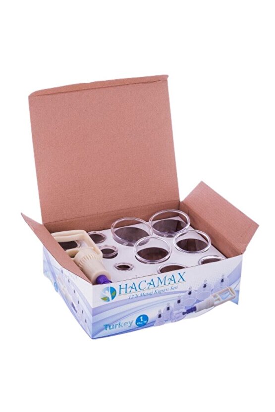 Vakumlu Hacamat & Masaj Seti 12li