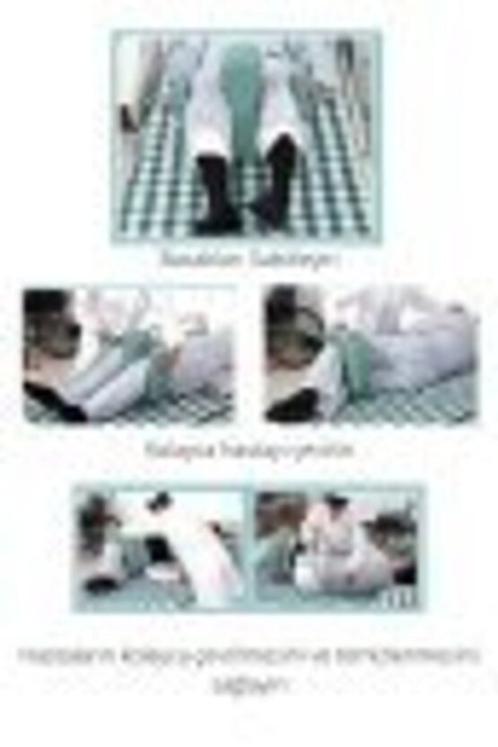 Suni Deri Kaplama Medikal Hasta Çevirme Döndürme Kaldırma Yastığı Yardımcı Medikal Ekipman