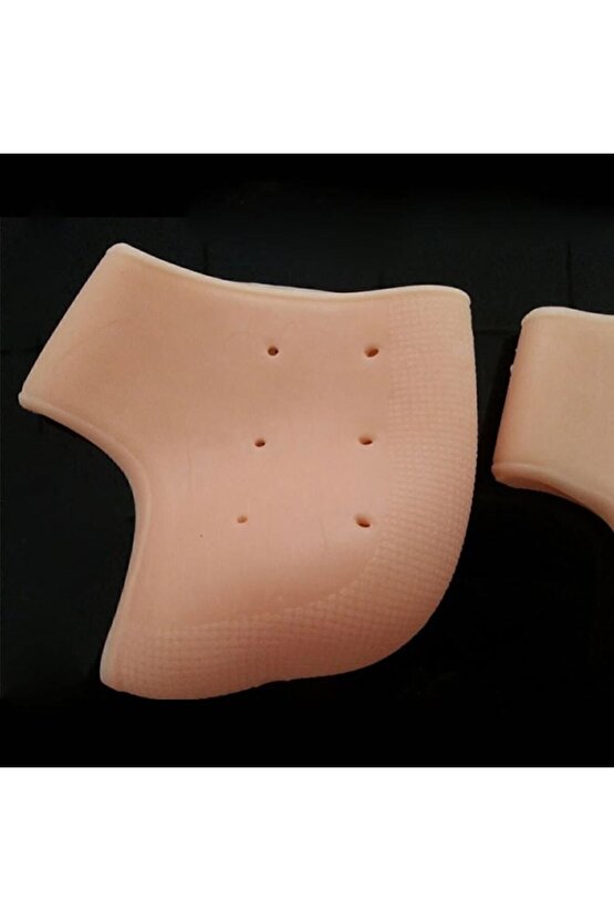 Silikon Esnek Topuk Bakım Çorabı Koruyucu Topuk Gömleği Tabanlık