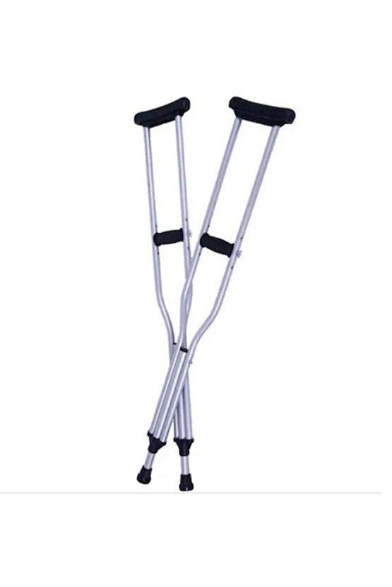 Koltuk Altı Değneği Alüminyum Pimli Ayarlanabilir Çift Medium