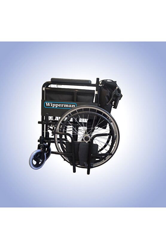 Wipperman marka Refakatçi Frenli Ekonomik Manuel Tekerlekli Sandalye