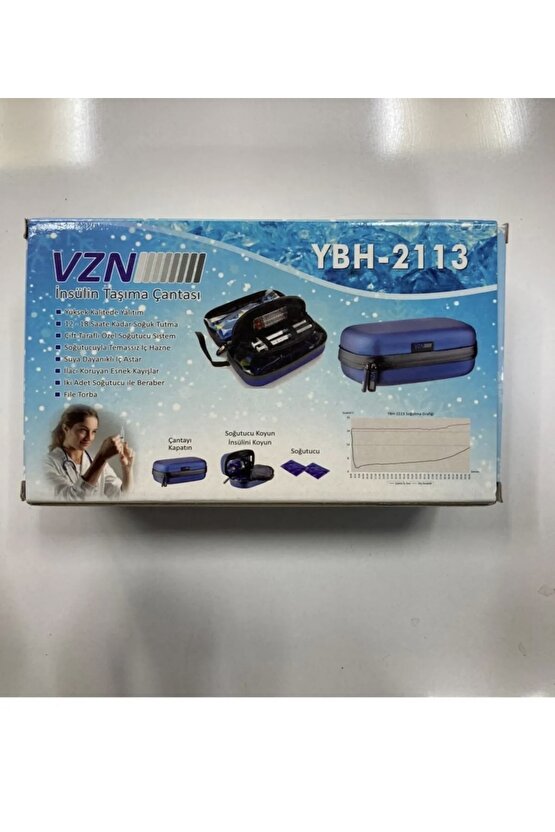 Insülin Taşıma Çantası Yb-2113 18 Saate Kadar Soğuk Tutma