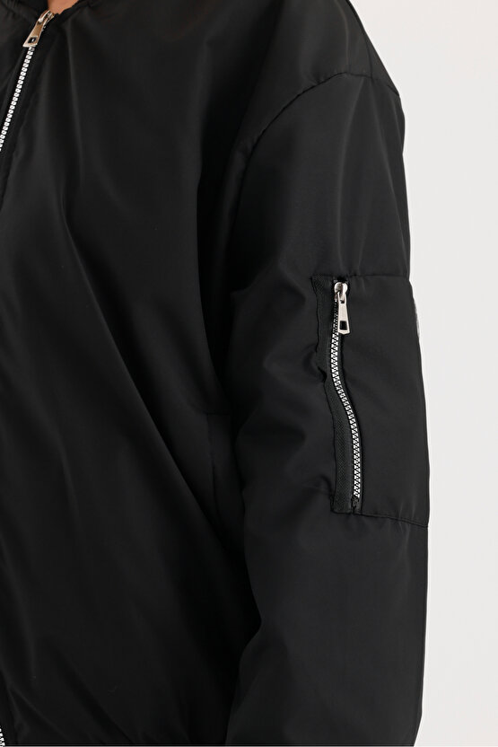 Bomber Ceket - Siyah