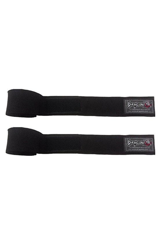 Dragon Glossy Kick Boks Eldiveni Muay Thai Müsabaka ve Antreman Eldiveni Bandajlı 3lü Set