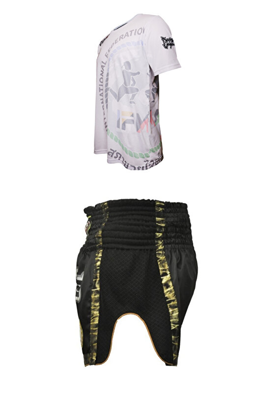Muay Thai Seti Muay Thai Şort Muay Thai Tişört Mt2019 TX8591 Federasyon onaylı