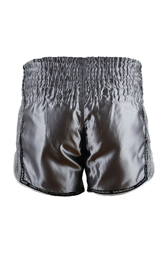 MT3076 Shiny Muay Thai Gri Kick Boks Şortu