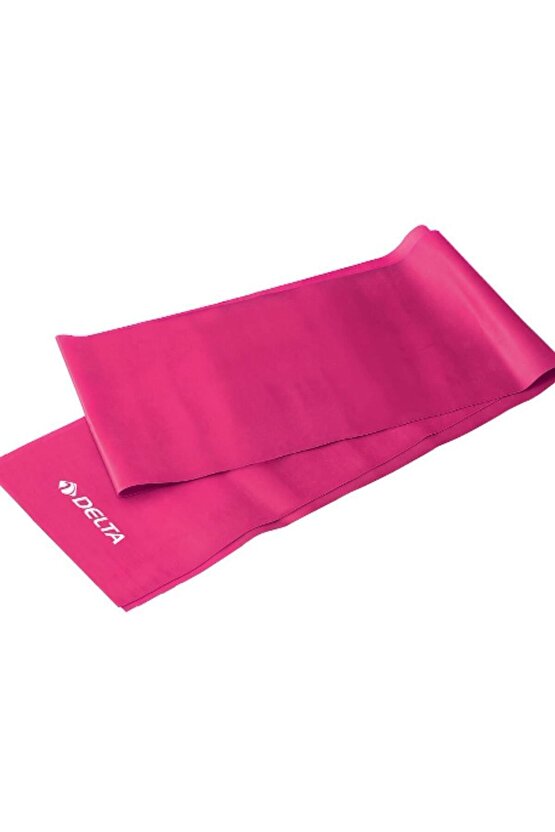 Pilates Bandı Orta Sert 120 x 15 cm Egzersiz Direnç Lastiği (Uç Kısmı Açık)
