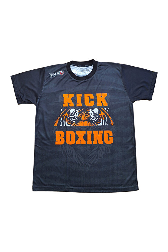 TX712 Tiger Kick Boks Tişört Kick Boxing Antrenman Tshirt