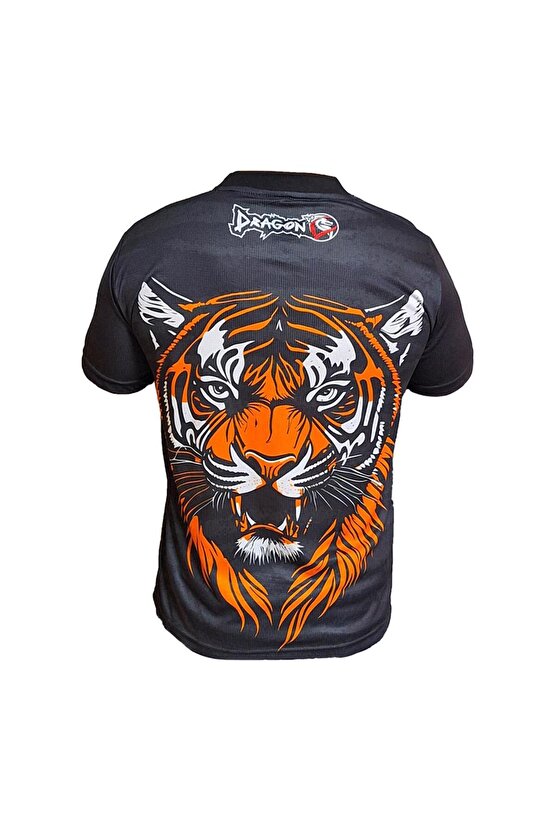 TX711 Tiger Muay Thai Tişört Dijital Baskılı Muaythai Tshirt