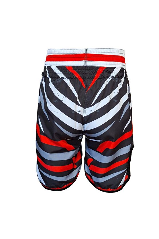 KB242 Kick Boks Şortu Kick Boxing Antrenman Şortu Dijital Baskılı Desenli Şort