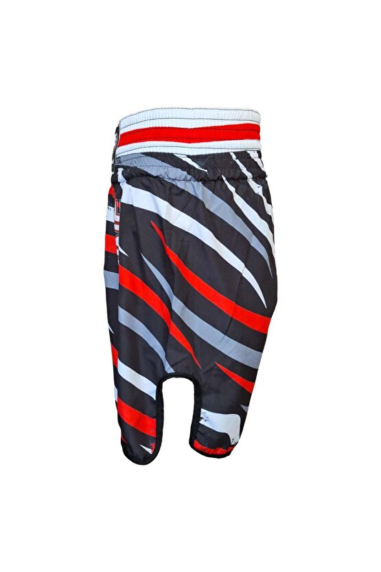 KB242 Kick Boks Şortu Kick Boxing Antrenman Şortu Dijital Baskılı Desenli Şort