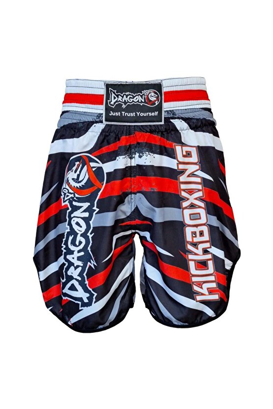 KB242 Kick Boks Şortu Kick Boxing Antrenman Şortu Dijital Baskılı Desenli Şort