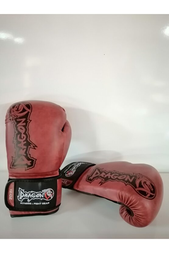 Marka Boks Eldiveni Siyah Kestane Renk Cırtlı Model Orjinal