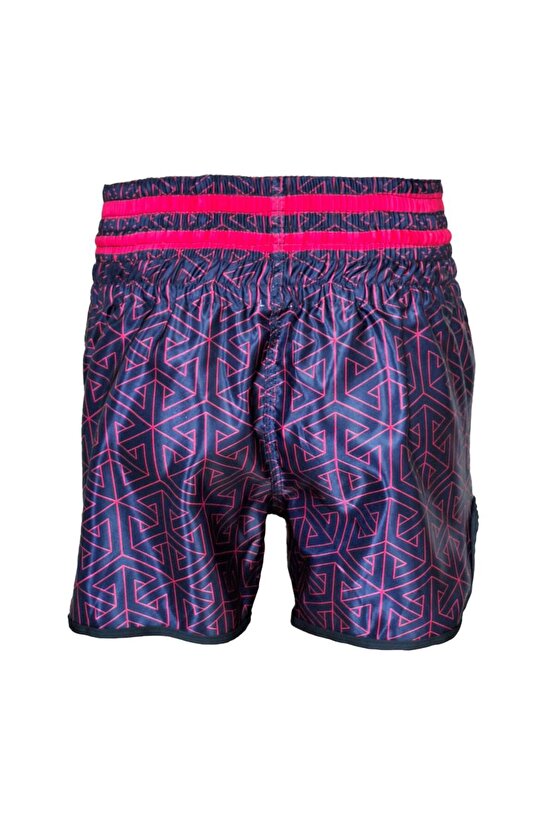 MT3442 Muay Thai Şortu Kick Boks Şort Neon Pembe Dijital Baskılı Şort