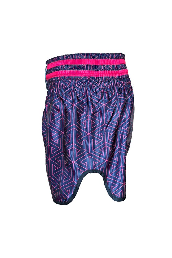 MT3442 Muay Thai Şortu Kick Boks Şort Neon Pembe Dijital Baskılı Şort