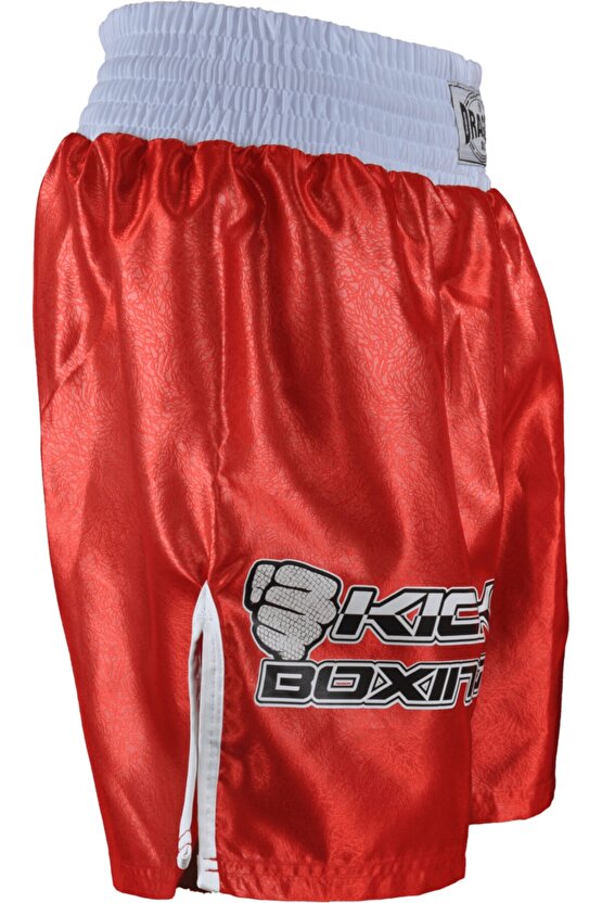 Dragon Kick Bok Şortu Kırmızı Kick Boks Şortu Kick Box Şort