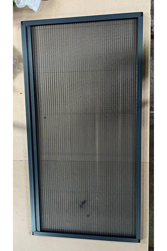 Antrasit Gri Plise Sineklik Kapı