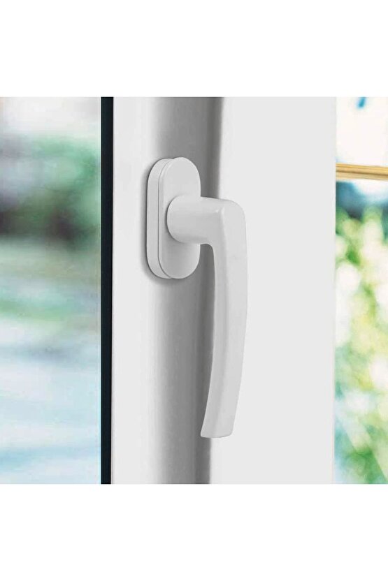 Pvc Pimapen Yüksek Kalite Alüminyum Pencere Kolu Beyaz (KIRILMAZ - TÜM TİPLER IÇİN)
