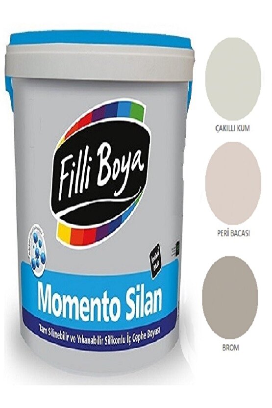 Momento Silan Tam Silinebilir Yıkanabilir Silikonlu Ipek Mat Boya 2,5lt (çakıllı Kum)