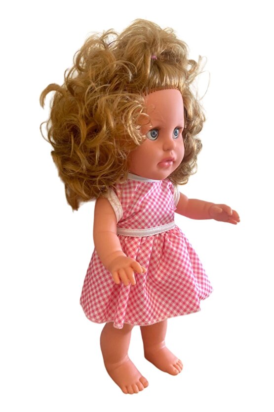 Sakura Kutulu Türkçe Konuşan Kahverengi Saçlı Et Bebek Oyuncak (35 CM)