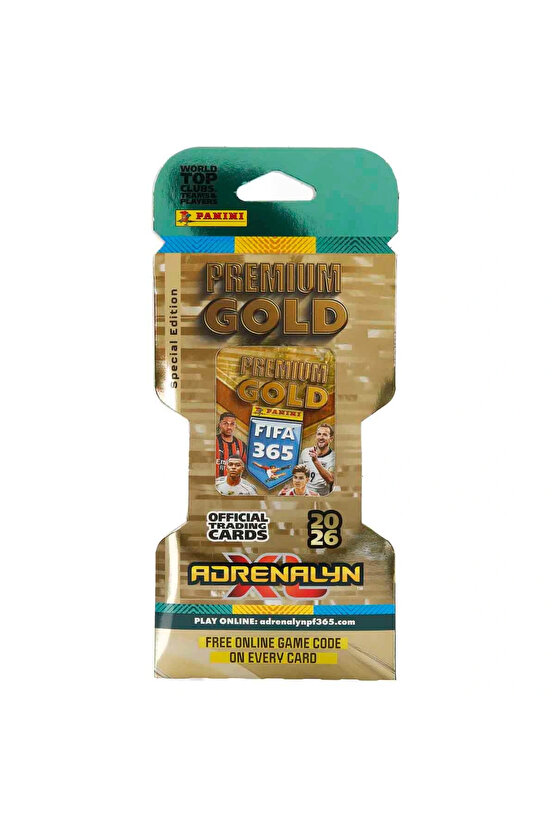 Panini FIFA 365 Adrenalyn XL 2026 Premium Gold Kart - Futbolcu Kartları - Gold Trading Oyuncu Kartı