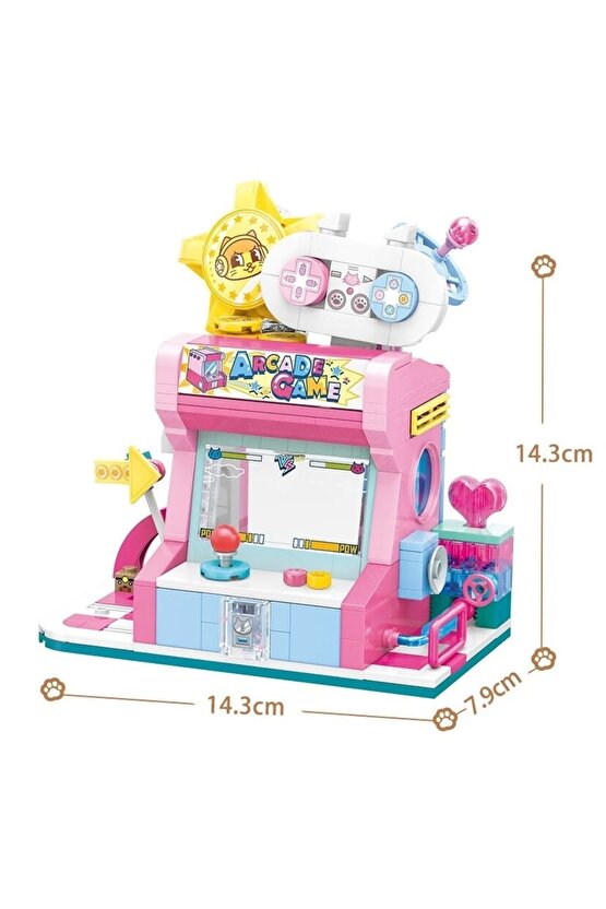 Mikro Blok Kedi Oyun Evi Dükkanı 384 Parça - Lego Setleri - Keeppley Mini Lego - Keeppley Lego - Mik