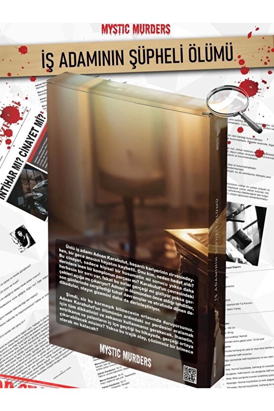 İş Adamının Şüpheli Ölümü Dedektif Oyunu - Dava Çözme Oyunu - Suç Çözme Oyunu - Cinayet Oyunu Cinaye