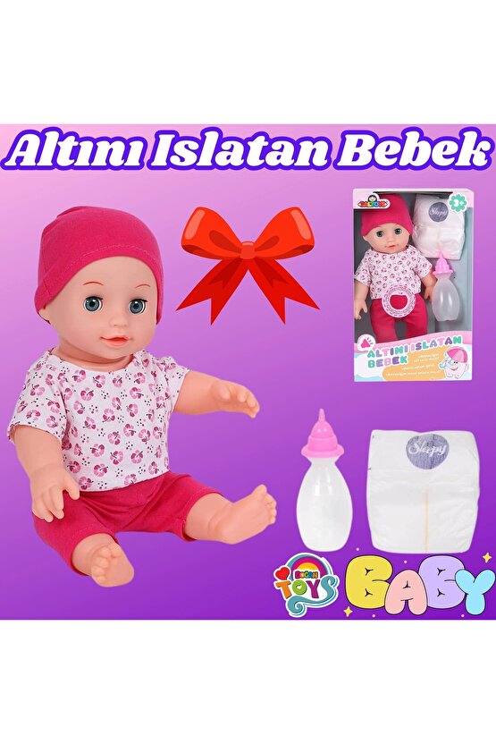 Naime Altını Islatan Et Bebek - Oyuncak Altını Islatan Bebek - Su İçen Bebek - Altına İşeyen Bebek -