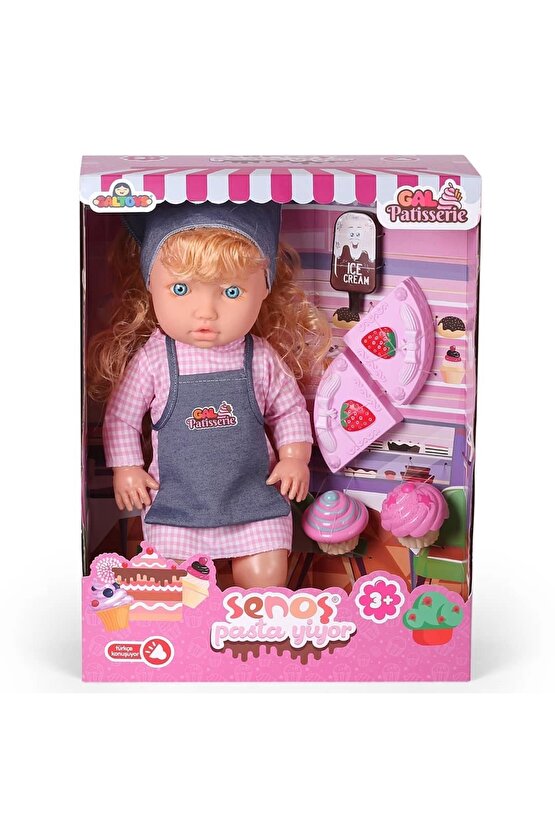 Senoş Pasta Yiyor - Türkçe Konuşan Senoş Et Bebek - Konuşan Bebek - Senoş Bebek - Pasta Et Bebek - S