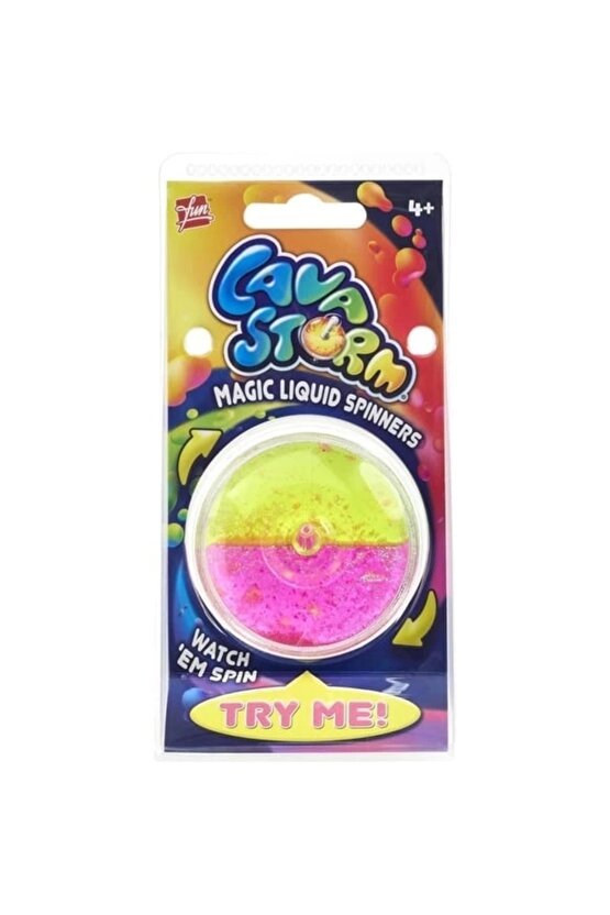 Lava Storm Magic Liquid Spinners - Lav Fırtınası Sihirli Sıvı Döndürücüler - Fırfır Topaç - Yeni Nes