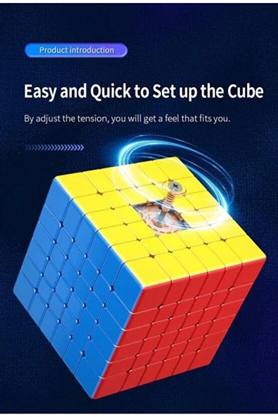 Orijinal MoYu Meilong 6x6 Manyetik Küp 6M - Moyu Speed Cube - Moyu 6x6 Zeka Küpü - Zeka Küpü - Magne
