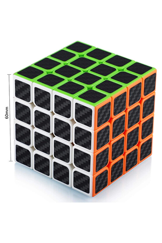 Orijinal MoYu Fiber Karbon 4x4 Küp - Moyu Speed Cube - Moyu Fiber Karbon 4x4 Zeka Küpü - Zeka Küpü -