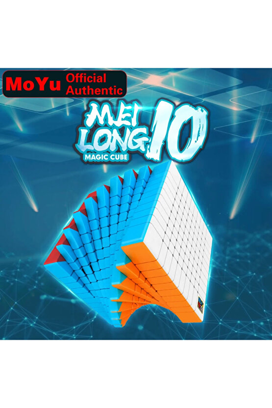 Orijinal MoYu Meilong 10x10 Küp - Moyu Speed Cube - Moyu 10x10 Zeka Küpü - Zeka Küpü - Rubik Küp