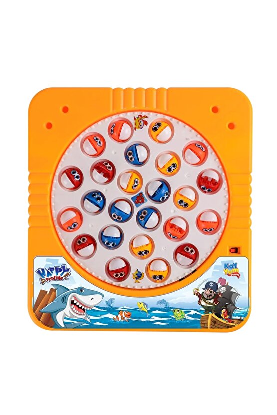 Happy Fishing Pilli Balık Oyunu - Pilli Müzikli Balık Tutma Oyunu - Baby Shark Şarkılı Eğitici Balık