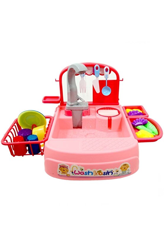 Modern Çeşmeli Lavabo Oyun Seti