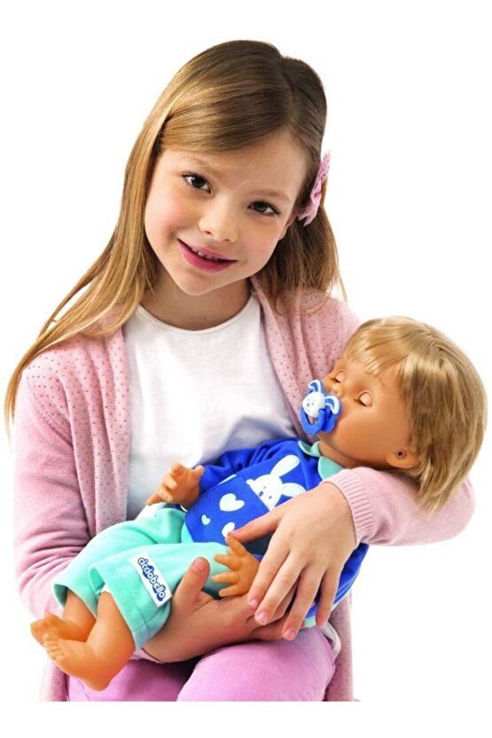 Çok Hastayım | 42 cm Hasta Et Bebek + Doktor Aksesuar Seti | Yanakları Kızaran Bebek