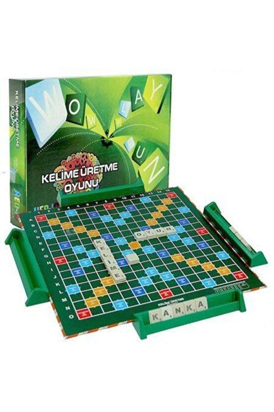 Kelime Oyunu  Yerli Üretim Scrabble Kelime Üretme Oyunu Z5