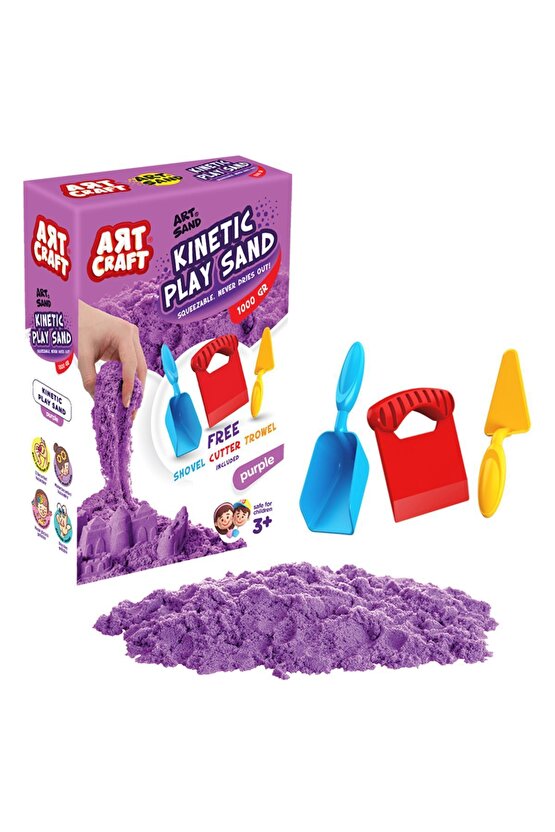 Art Sand Oyun Kumu Mega Seti - 5 Paket - Kinetik Kum Seti - Kum Seti - Kurumayan Kinetik Kum - Kum