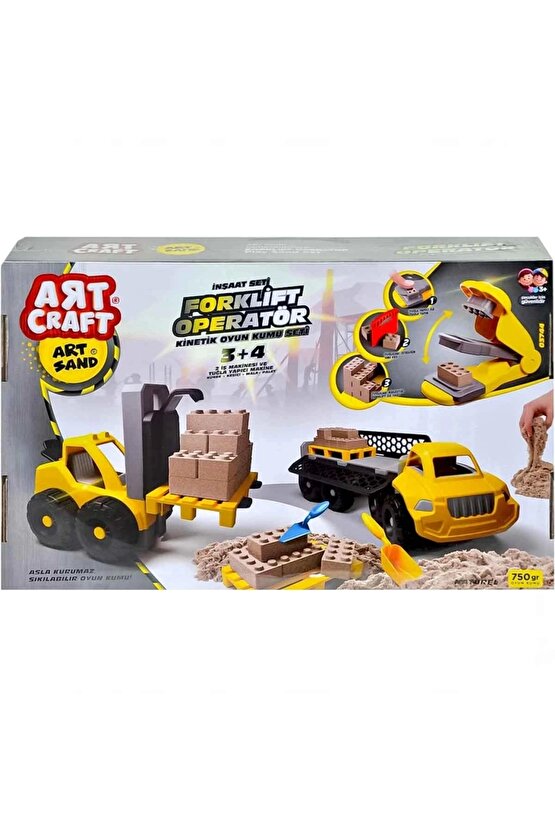 Art Craft Forklift Operatör Kum Seti 750 gr 03744