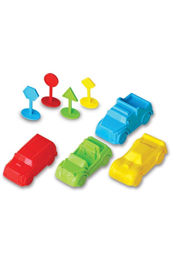 Artsand Arabalar Kum Seti (500 Gr.) - Art Craft Kinetik Kum Seti - Oyun Kumu - Art Sand Kumu