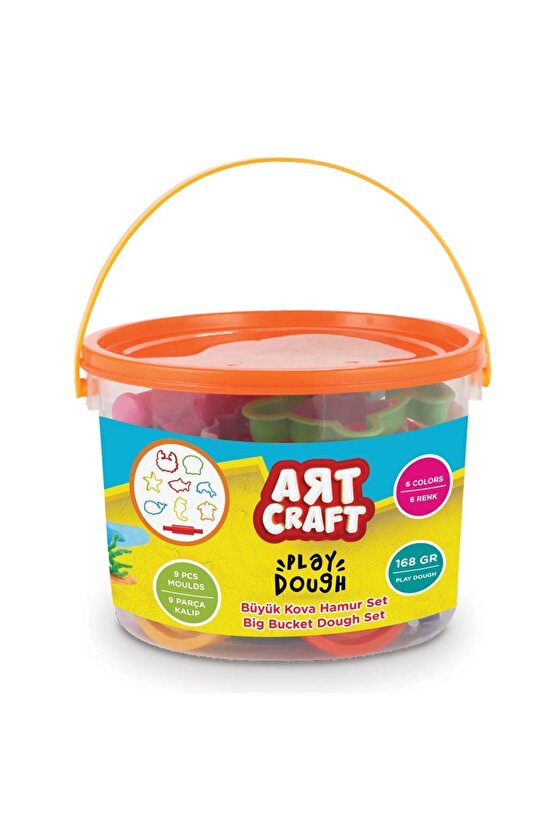 Büyük Kova Hamur Seti - Oyun Hamuru Seti - Hamur Setleri - Hamur Kalıpları