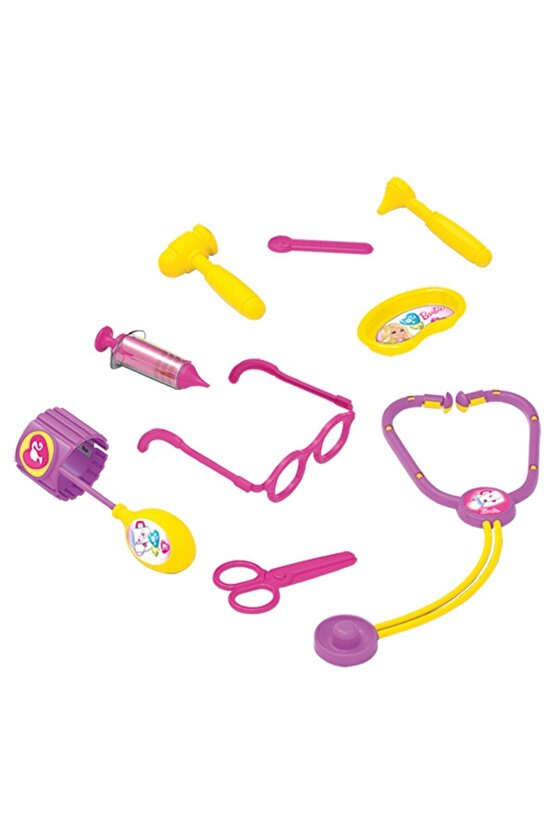 Oyuncak Barbie Bebek Doktor Çantası Oyun Seti Oyuncak Doktor Çanta Setim