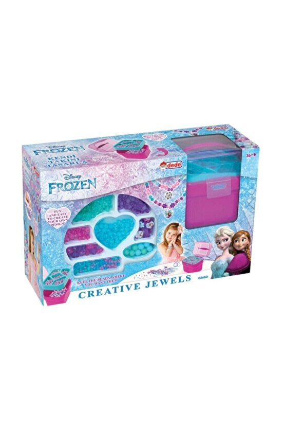 Sepetli Takı Seti Barbie Çocuk Takı Yapma Seti. (-frozen) -03660 36