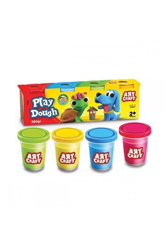 03281 Art Craft 4lü Oyun Hamuru 560 gr -