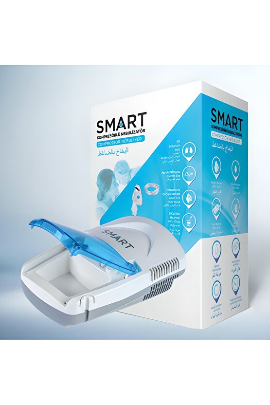 Buhar Makinesi Nebülizatör Cihazı Kompresörlü