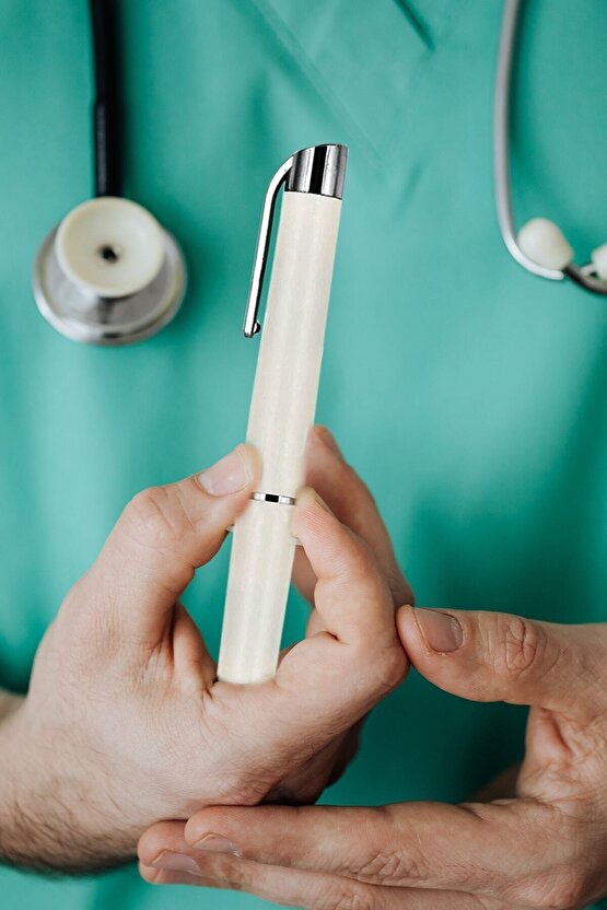 Doktor Muayene Işık Kalemi Göz Feneri Cep Tipi Muayene Işığı Işıklı Yaka Kalemi Penlight