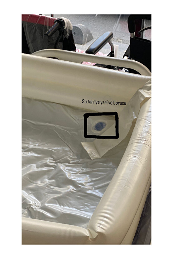 Yatan Hastaya Hijyenik Bakım Verebilmenize Yardımcı Hasta Yıkama Havuzu Motorlu