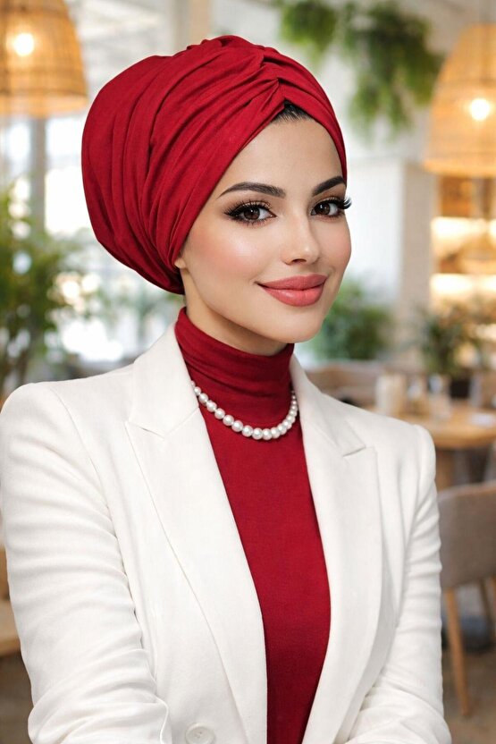 Kırmızı Büzgülü Salaş Bone